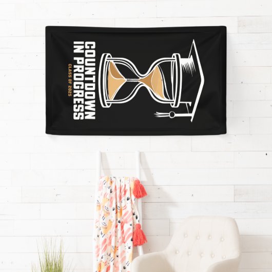 2025年のシニア・クラスの卒業ギフトへのカウントダウン 横断幕 (インサイチュ)