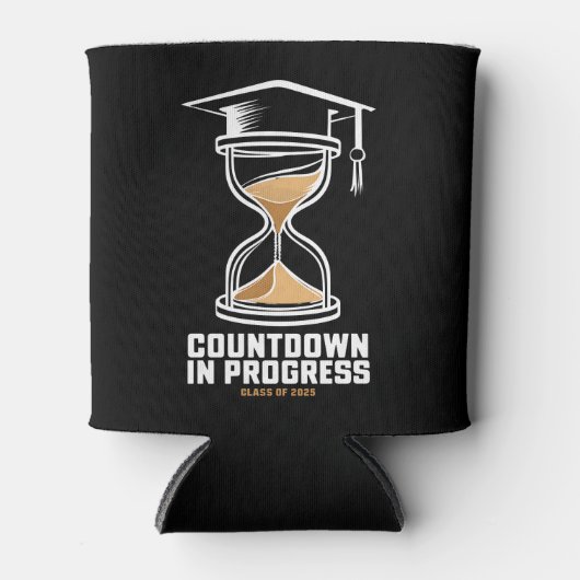 2025年のシニア・クラスの卒業ギフトへのカウントダウン 缶クーラー (正面)