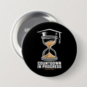 2025年のシニア・クラスの卒業ギフトへのカウントダウン 缶バッジ (正面&裏面)