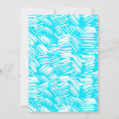 2025年のターコイズクラスの写真卒業 案内状 (裏面)