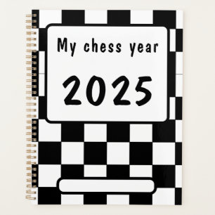 2025年のチェス。 プランナー手帳
