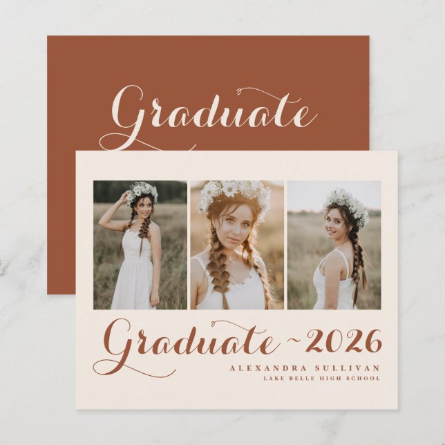 2025年のテラコッタクラス写真部卒業 (正面/裏面)