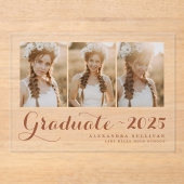 2025年のテラコッタクラス写真部卒業 アクリル招待状 (正面)