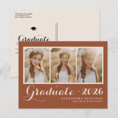 2025年のテラコッタクラス写真部卒業 インビテーションポストカード (正面/裏面)