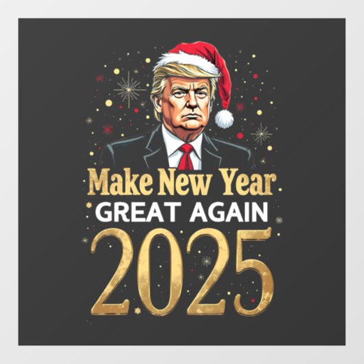 2025年のトランプ素晴らし就任式を再開 ウィンドウサイン (シート)