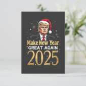 2025年のトランプ素晴らし就任式を再開 サンキューカード (スタンド正面)