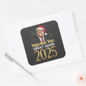 2025年のトランプ素晴らし就任式を再開 スクエアシール (封筒)