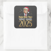 2025年のトランプ素晴らし就任式を再開 スクエアシール (バッグ)