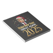 2025年のトランプ素晴らし就任式を再開 ノートパッド (アングル)