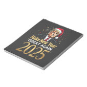 2025年のトランプ素晴らし就任式を再開 ノートパッド (回転)
