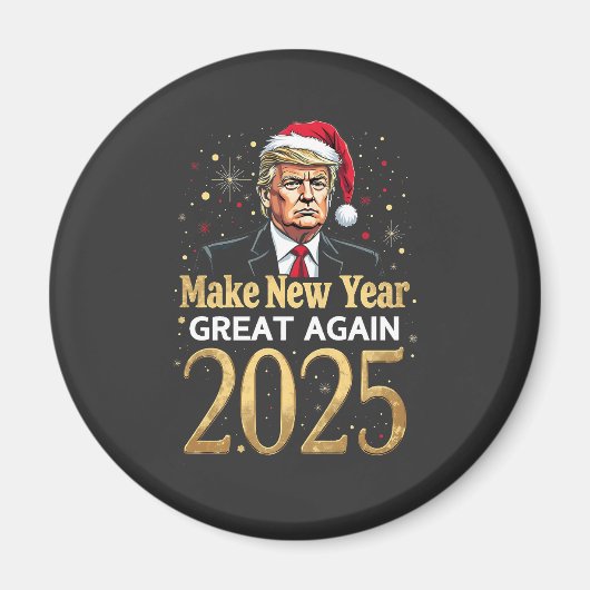 2025年のトランプ素晴らし就任式を再開 マグネット (正面)