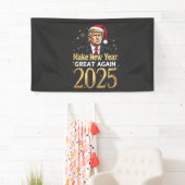 2025年のトランプ素晴らし就任式を再開 横断幕 (インサイチュ)