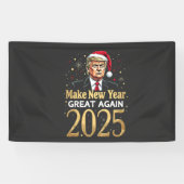 2025年のトランプ素晴らし就任式を再開 横断幕 (横)