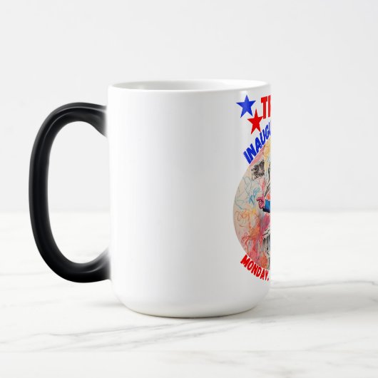 2025年のドナルド・トランプ就任式の日 モーフィングマグカップ (左)