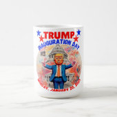 2025年のドナルド・トランプ就任式の日 モーフィングマグカップ (中央)