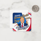 2025年のハッピープレジデント ノートカード (正面/裏面インサイチュ)