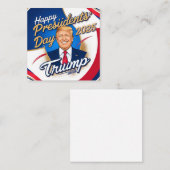 2025年のハッピープレジデント ノートカード (正面/裏面)