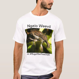 2025年のバグのためのNgaioのweevil Tシャツ