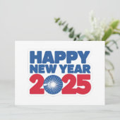 2025年のホリデーカード　心からのご挨拶 シーズンカード (スタンド正面)