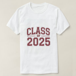 2025年のホワイトメンズシャツクラス Tシャツ