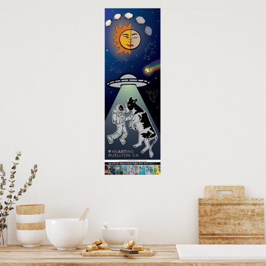 2025年のポスター – Beaming Up ポスター (キッチン)