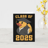 2025年のラバーダックClシニア2025卒業年 カード (黄色い花)