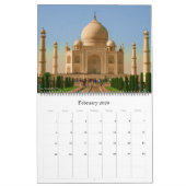 2025年の世界の周り（場所あり） カレンダー (2月 2026)