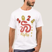 2025年の中国の新年 Tシャツ (正面)