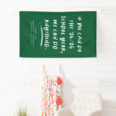 2025年の先生評価の緑 横断幕 (インサイチュ)