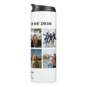 2025年の写真コラージュ卒業クラス8名 タンブラー (回転右)