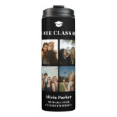 2025年の写真コラージュ卒業クラス8名 タンブラー (正面)