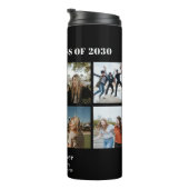 2025年の写真コラージュ卒業クラス8名 タンブラー (回転右)