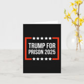 2025年の刑務所のトランプ カード (黄色い花)