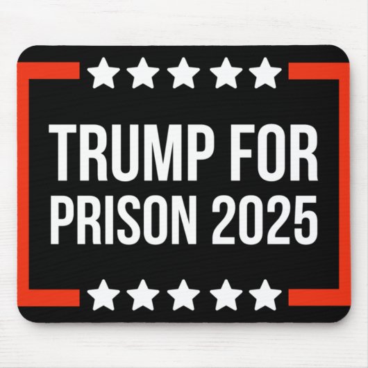2025年の刑務所のトランプ マウスパッド (正面)