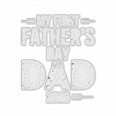 2025年の初めての父のパパ シール (正面)