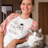 2025年の卒業で猫の名前に引っ越して Tシャツ