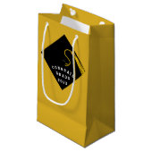 2025年の卒業クラスおめでとう小抱き枕 スモールペーパーバッグ (正面アングル)