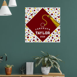 2025年の卒業クラスおめでとう ポスター