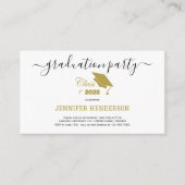 2025年の卒業パーティクラス エンクロージャーカード (正面)