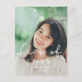2025年の卒業写真のかわいいクラス ポストカード