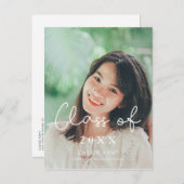 2025年の卒業写真のかわいいクラス ポストカード (正面/裏面)