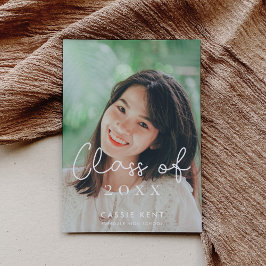 2025年の卒業写真のかわいいクラス 案内状