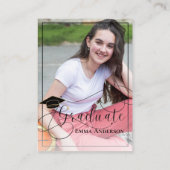 2025年の大学院写真クラス アドバイスカード (裏面)