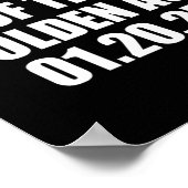 2025年の大統領就任式トランプ黄金時代 ポスター (角)