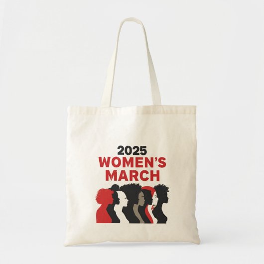 2025年の女性のマーチ均等化推進の女性 トートバッグ (正面)
