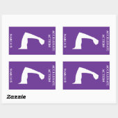 2025年の女性国際的の日にアクションを加速 長方形シール (シート)