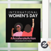 2025年の女性国際的デーのアクションを加速 ウィンドウサイン (ホーム)