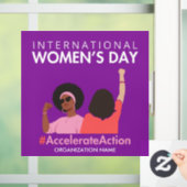 2025年の女性国際的デーのアクションを加速 ウィンドウサイン (ホーム)