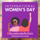 2025年の女性国際的デーのアクションを加速 ウィンドウサイン (シート2)