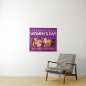 2025年の女性国際的デーのアクションを加速 タペストリー (インサイチュ(横))